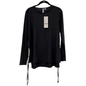 Sweaty Betty Tie Side Yoga Long Sleeve Top L
